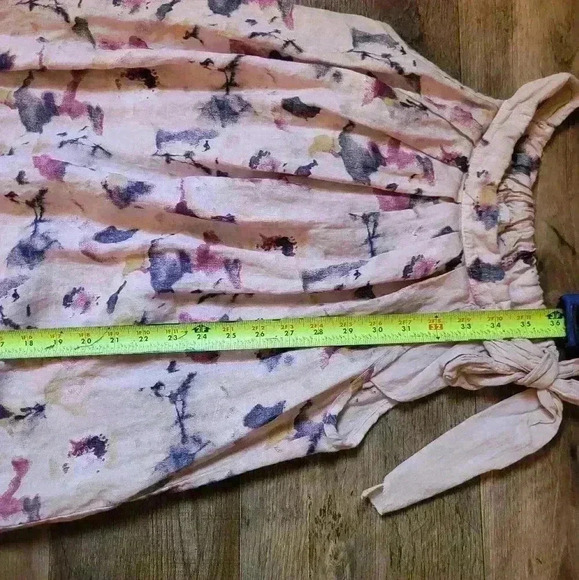 Bellambra 100% Linen Made in Italy Blush Halter Dress Size Small - Picture 4 of 8
